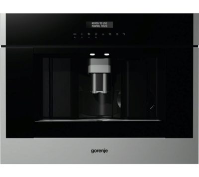 GORENJE CMA9200UX Built-in Bean to Cup Hot Drinks Machine - Black & Stainless Steel GORENJE CMA9200UX Built-in Bean to Cup Hot Drinks Machine - Black & Stainless Steel
